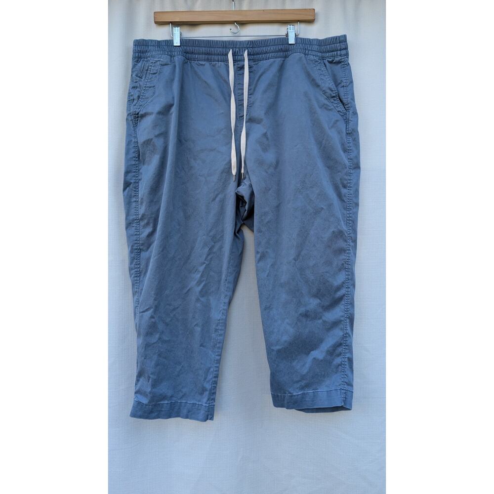 Lane Bryant Womens Pull On Super Soft Chino Pants Sz 26 Indigo Blue Versatile...